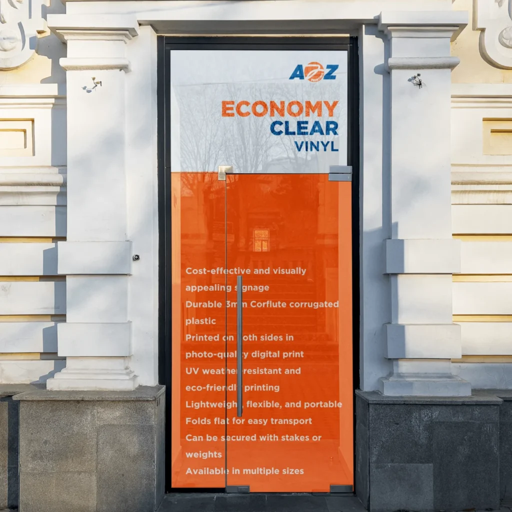 Custom vinyl banner Perth printed at A2Z Printing Malaga workshop
